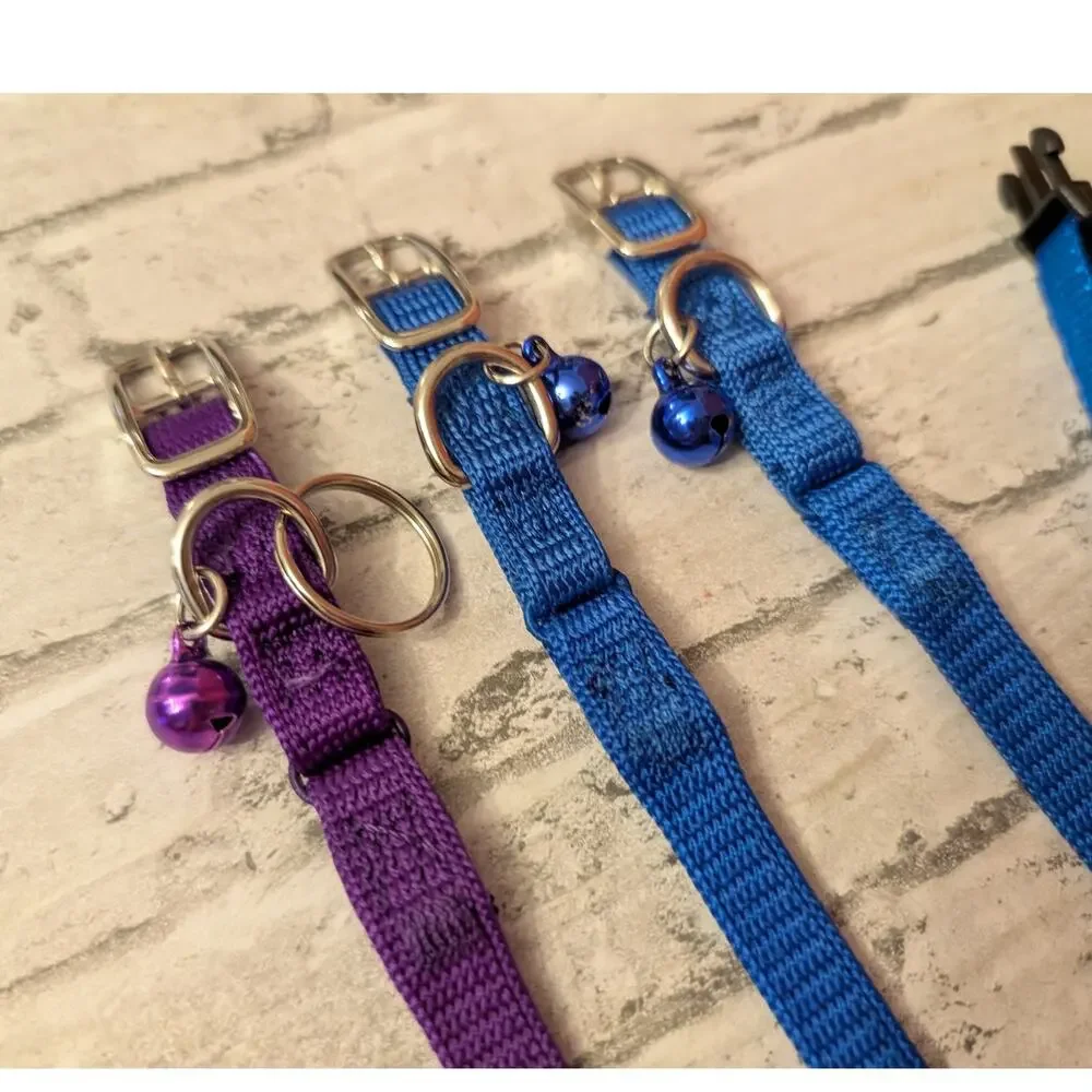 Five Cat Collars , Some with Bell